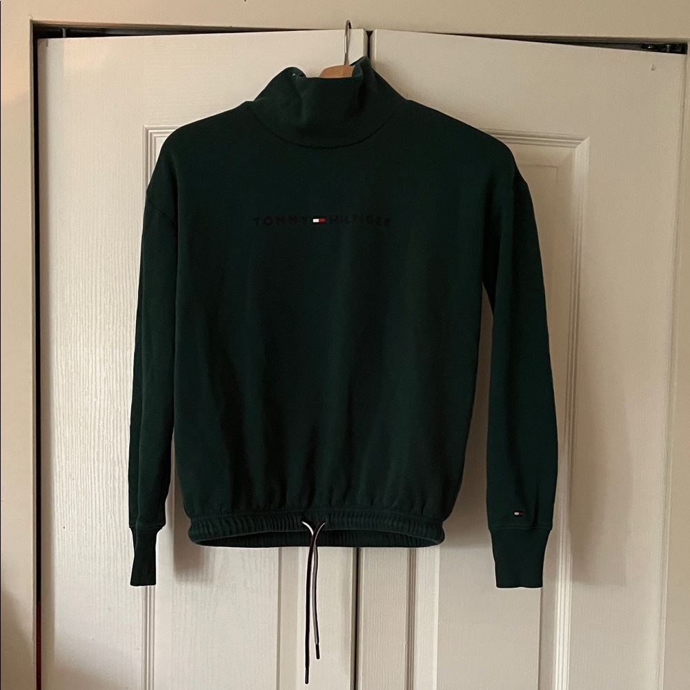 Tommy Hilfiger Women’s Dark Green Turtleneck Sweater